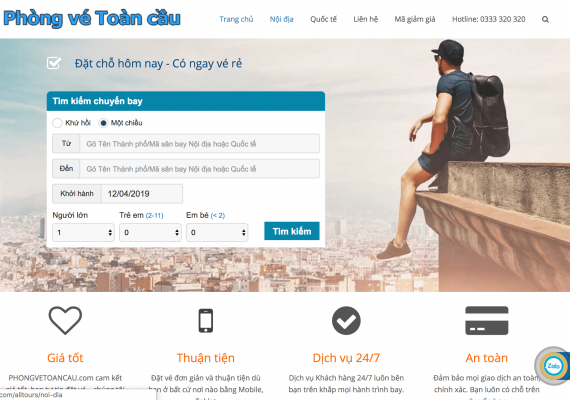 Tầm quan trọng và lợi ích của thiết kế Website bán vé máy bay