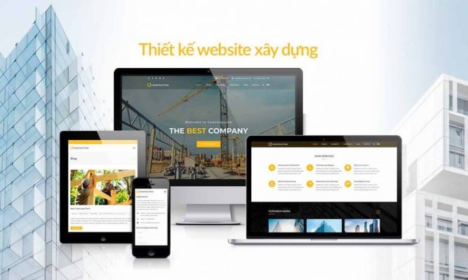 Trang chủ website xây dựng nên hiển thị những thông tin cơ bản gì?