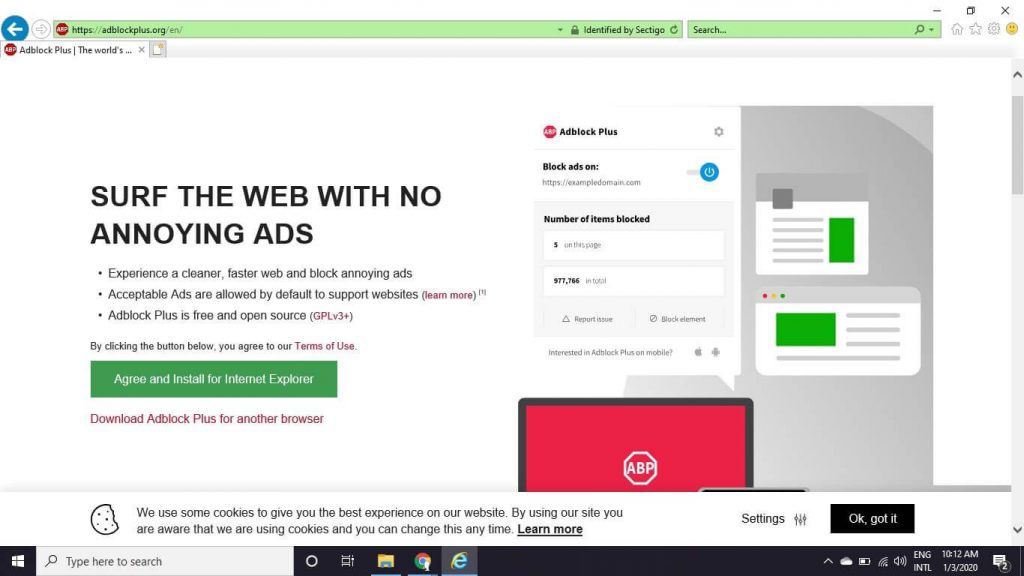 Tắt quảng cao Youtuvbe trên Internet Explorer